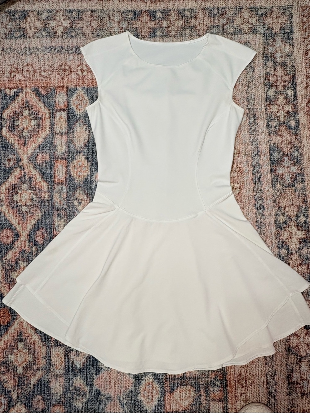 Lululemon Everlux Mesh-Back Tennis Dress white size 8 - Picture 2 of 16